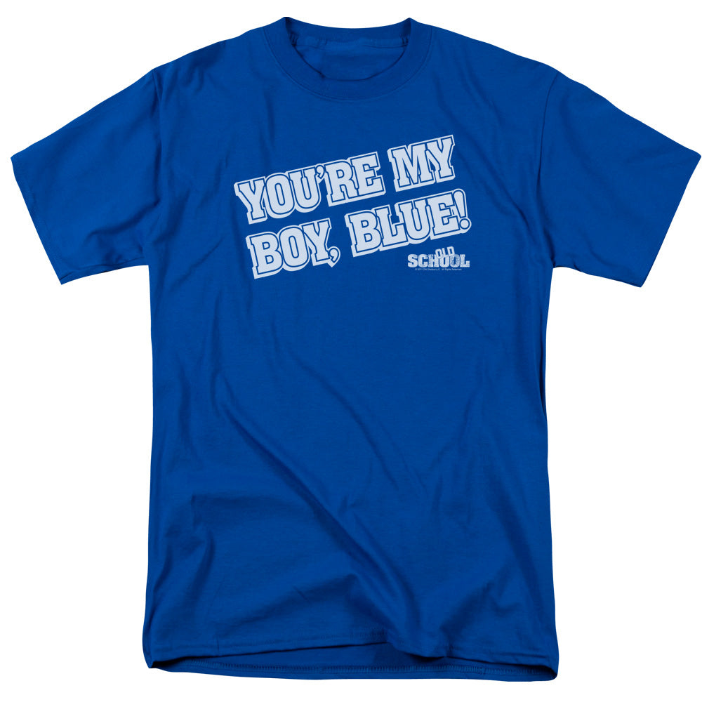 OLD SCHOOL/MY BOY BLUE - S/S ADULT 18/1 - ROYAL BLUE