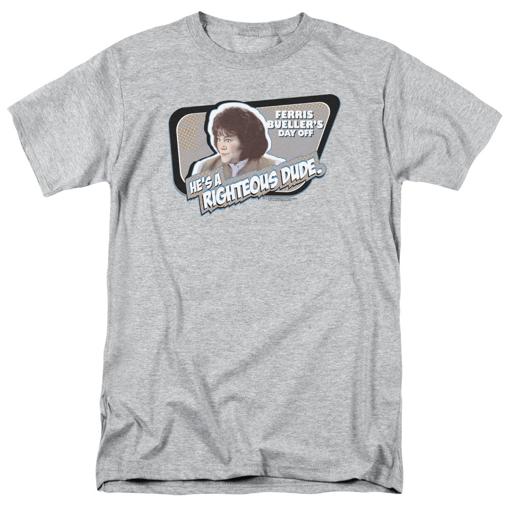 FERRIS BUELLER/GRACE - S/S ADULT 18/1 - ATHLETIC HEATHER