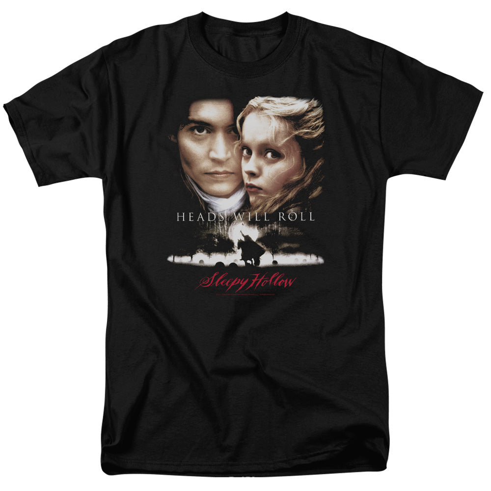 SLEEPY HOLLOW/HEADS WILL ROLL - S/S ADULT 18/1 - BLACK