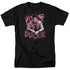 PRETTY IN PINK/I HEART DUCKIE - S/S ADULT 18/1 - BLACK