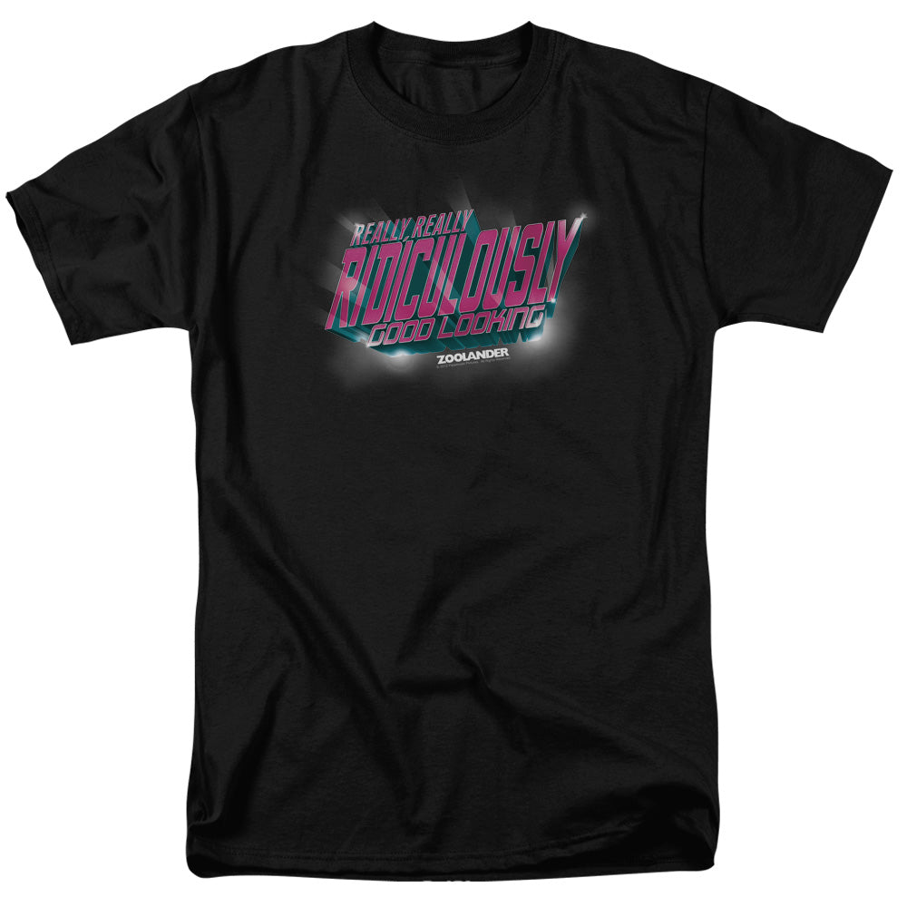 ZOOLANDER/RIDICULOUSLY GOOD LOOKING - S/S ADULT 18/1 - BLACK