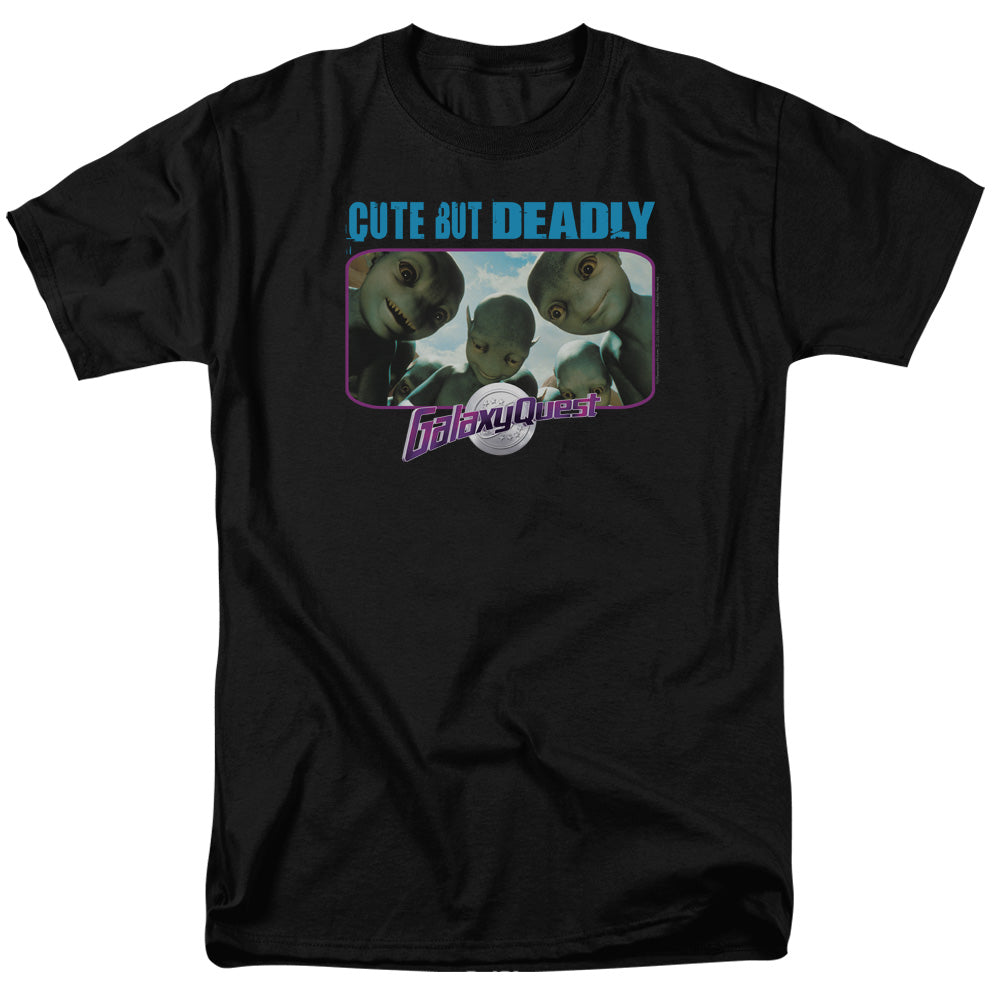 GALAXY QUEST/CUTE BUT DEADLY - S/S ADULT 18/1 - BLACK