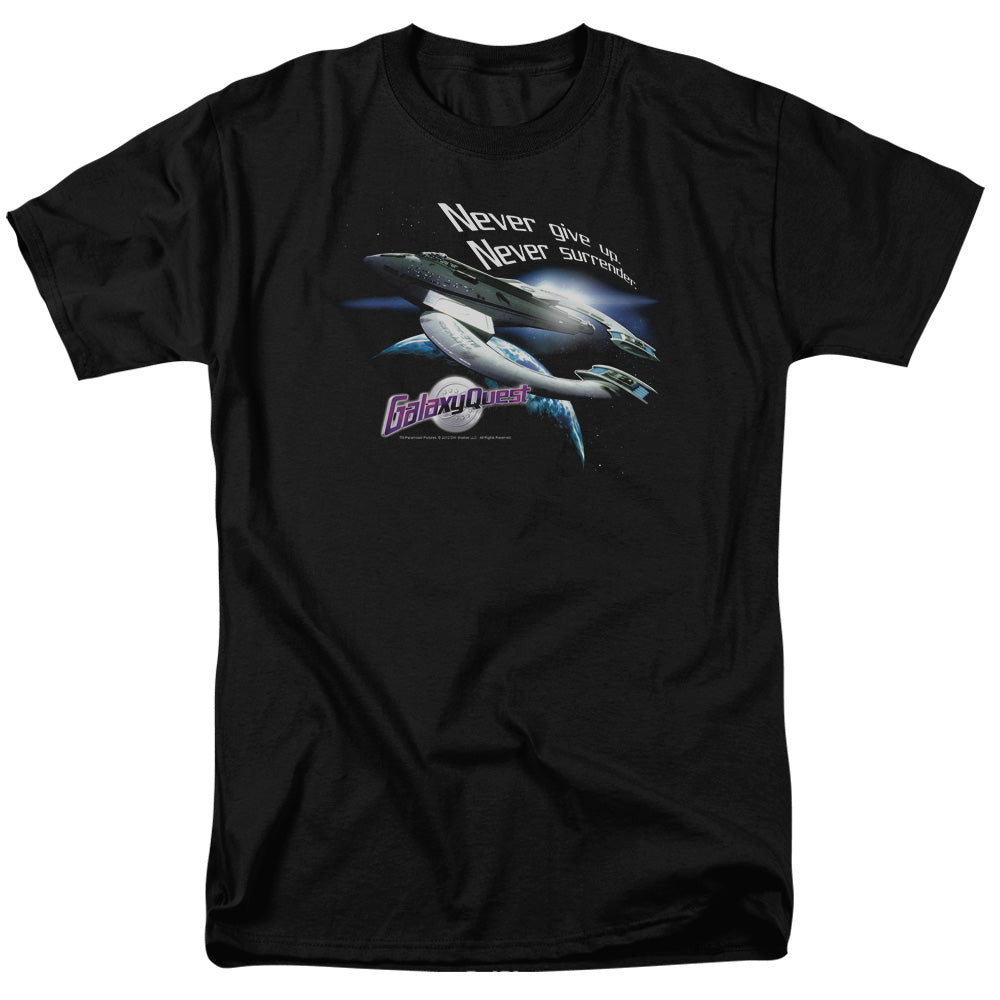 GALAXY QUEST/NEVER SURRENDER - S/S ADULT 18/1 - BLACK