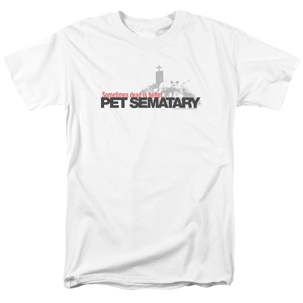 PET SEMATARY/LOGO - S/S ADULT 18/1 - WHITE
