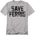FERRIS BUELLER/SAVE FERRIS - S/S ADULT 18/1 - ATHLETIC HEATHER