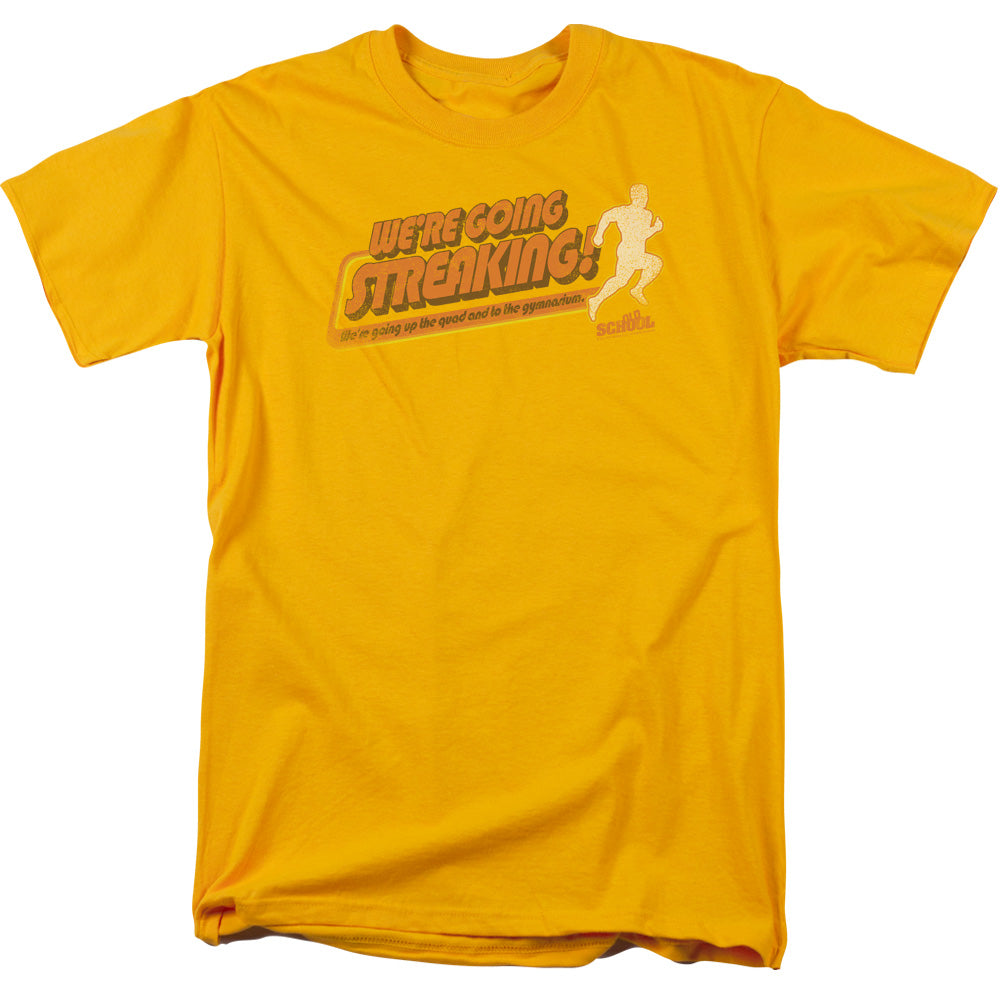 OLD SCHOOL/STREAKING - S/S ADULT 18/1 - GOLD