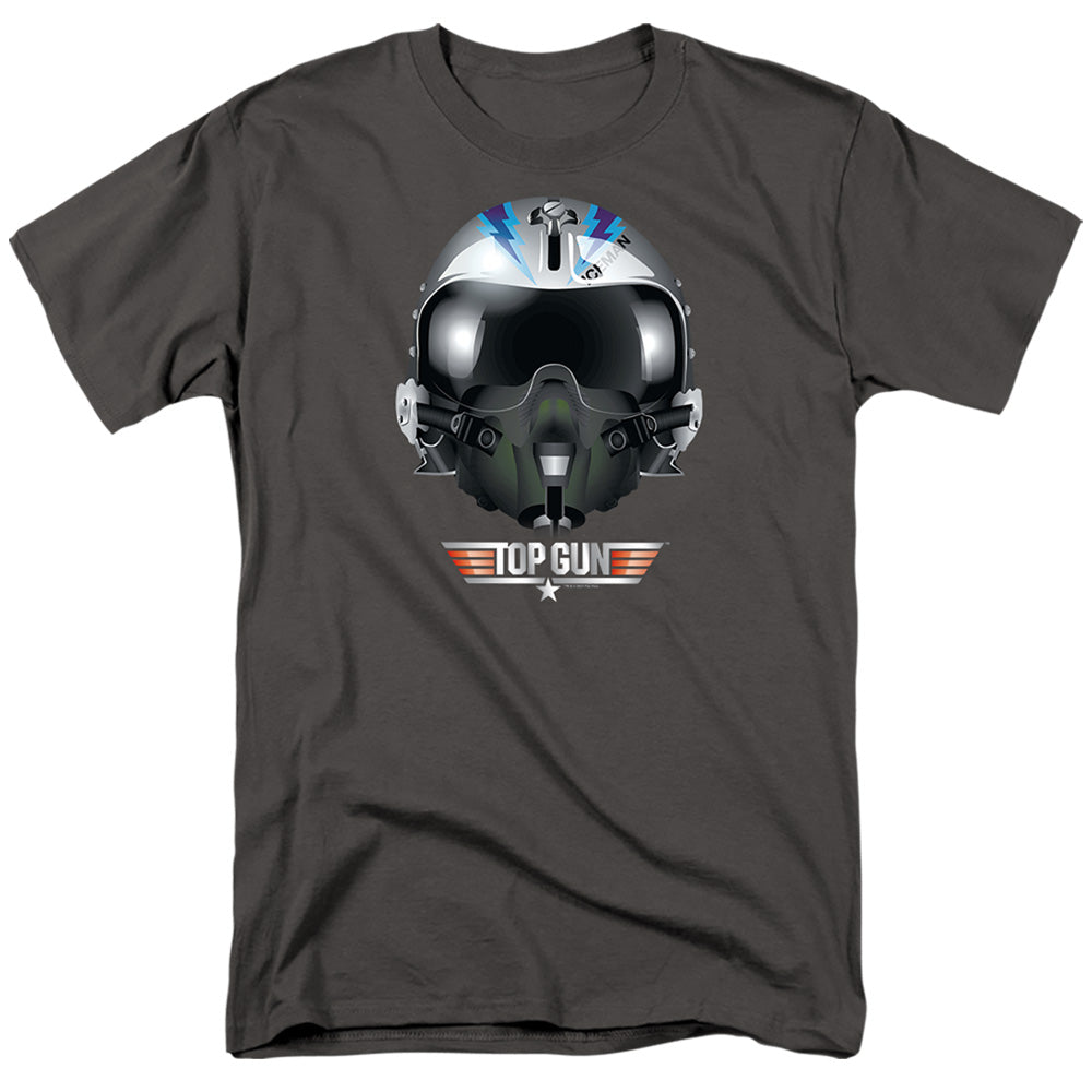 TOP GUN/ICEMAN HELMET - S/S ADULT 18/1 - CHARCOAL