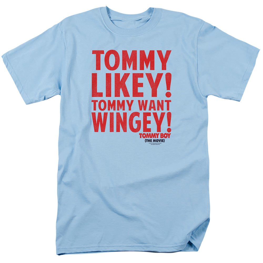 TOMMY BOY/WANT WINGEY - S/S ADULT 18/1 - LIGHT BLUE