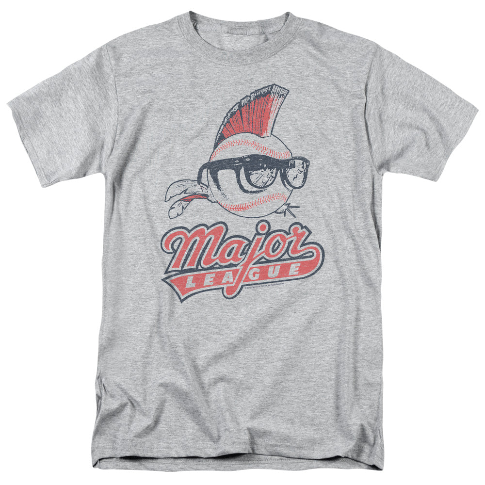 MAJOR LEAGUE/VINTAGE LOGO - S/S ADULT 18/1 - ATHLETIC HEATHER