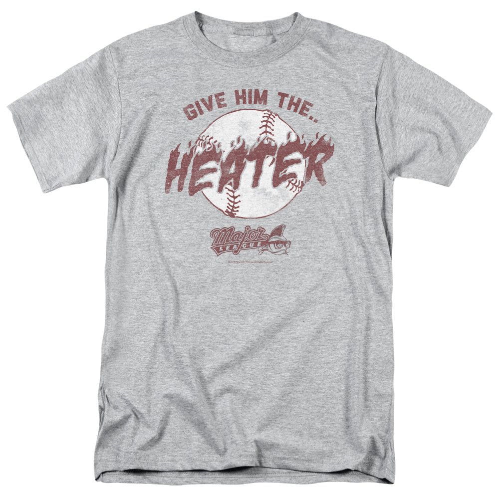 MAJOR LEAGUE/THE HEATER - S/S ADULT 18/1 - ATHLETIC HEATHER