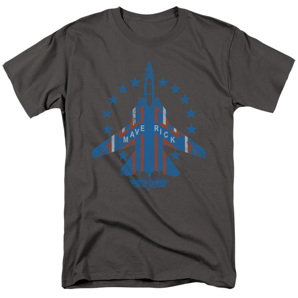 TOP GUN/MAVERICK - S/S ADULT 18/1 - CHARCOAL