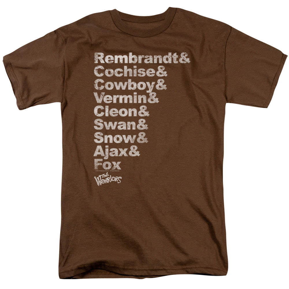 WARRIORS/ROSTER - S/S ADULT 18/1 - COFFEE