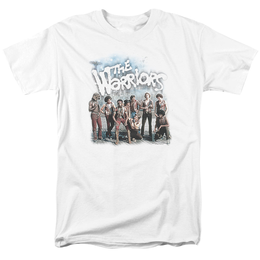 WARRIORS/AMUSEMENT - S/S ADULT 18/1 - WHITE