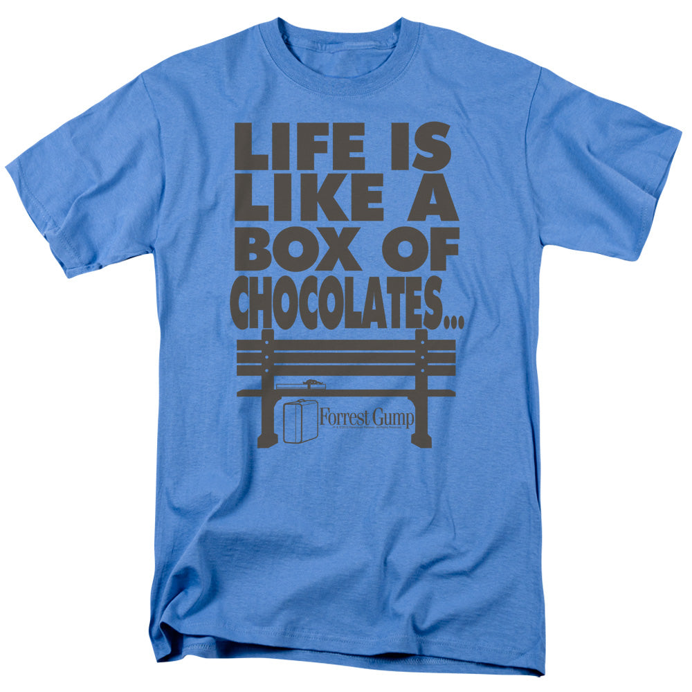 FORREST GUMP/LIFE - S/S ADULT 18/1 - CAROLINA BLUE