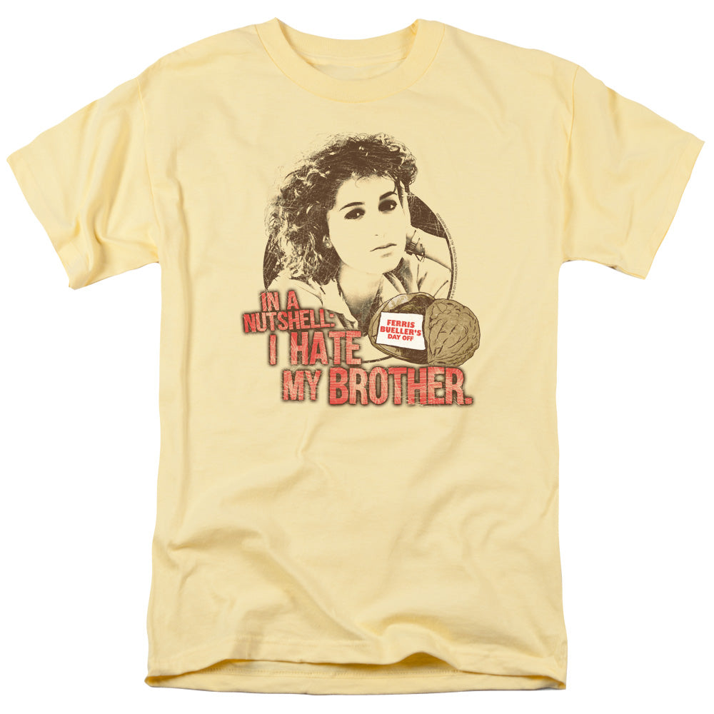 FERRIS BUELLER/IN A NUTSHELL - S/S ADULT 18/1 - BANANA