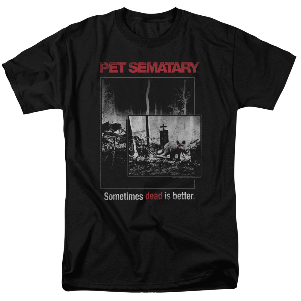 PET SEMATARY/CAT POSTER - S/S ADULT 18/1 - BLACK