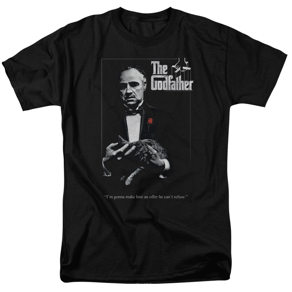 THE GODFATHER/POSTER - S/S ADULT 18/1 - BLACK