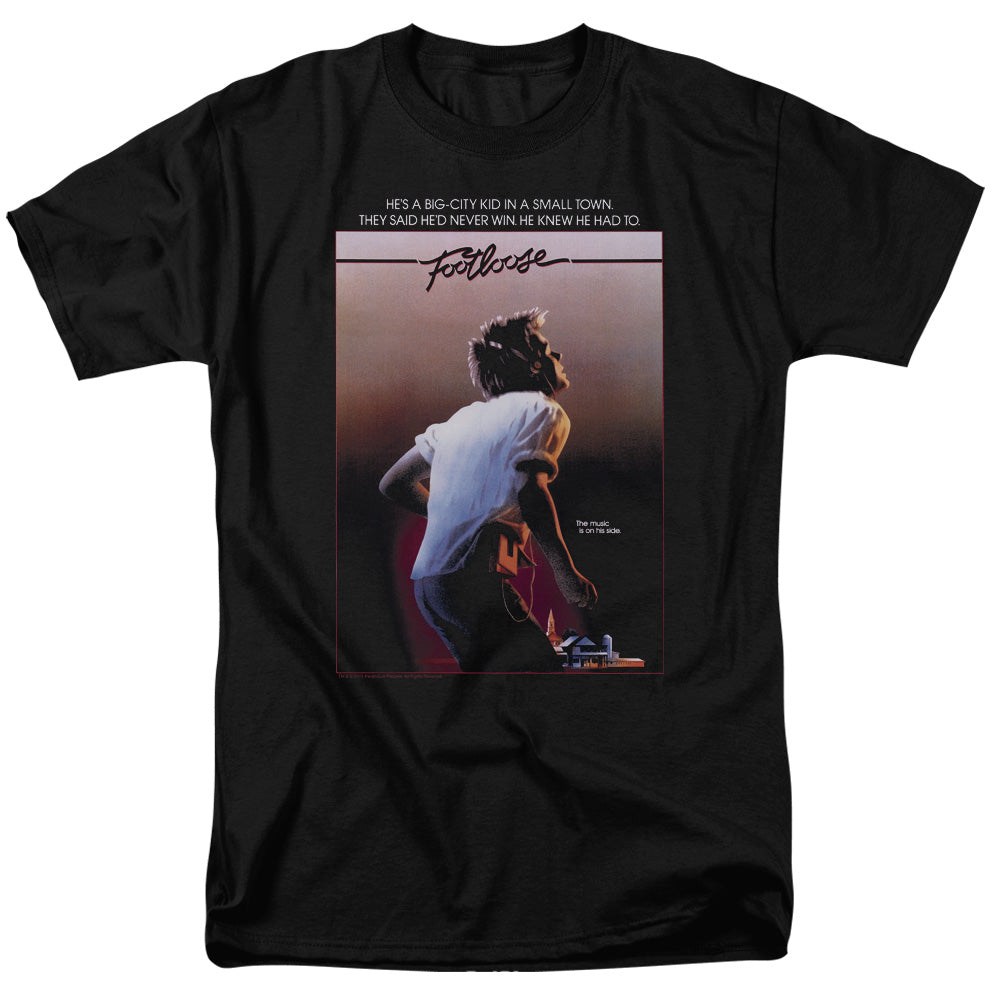 FOOTLOOSE/POSTER - S/S ADULT 18/1 - BLACK
