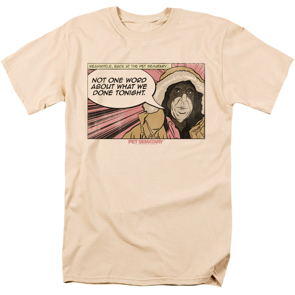 PET SEMATARY/NOT ONE WORD - S/S ADULT 18/1 - CREAM