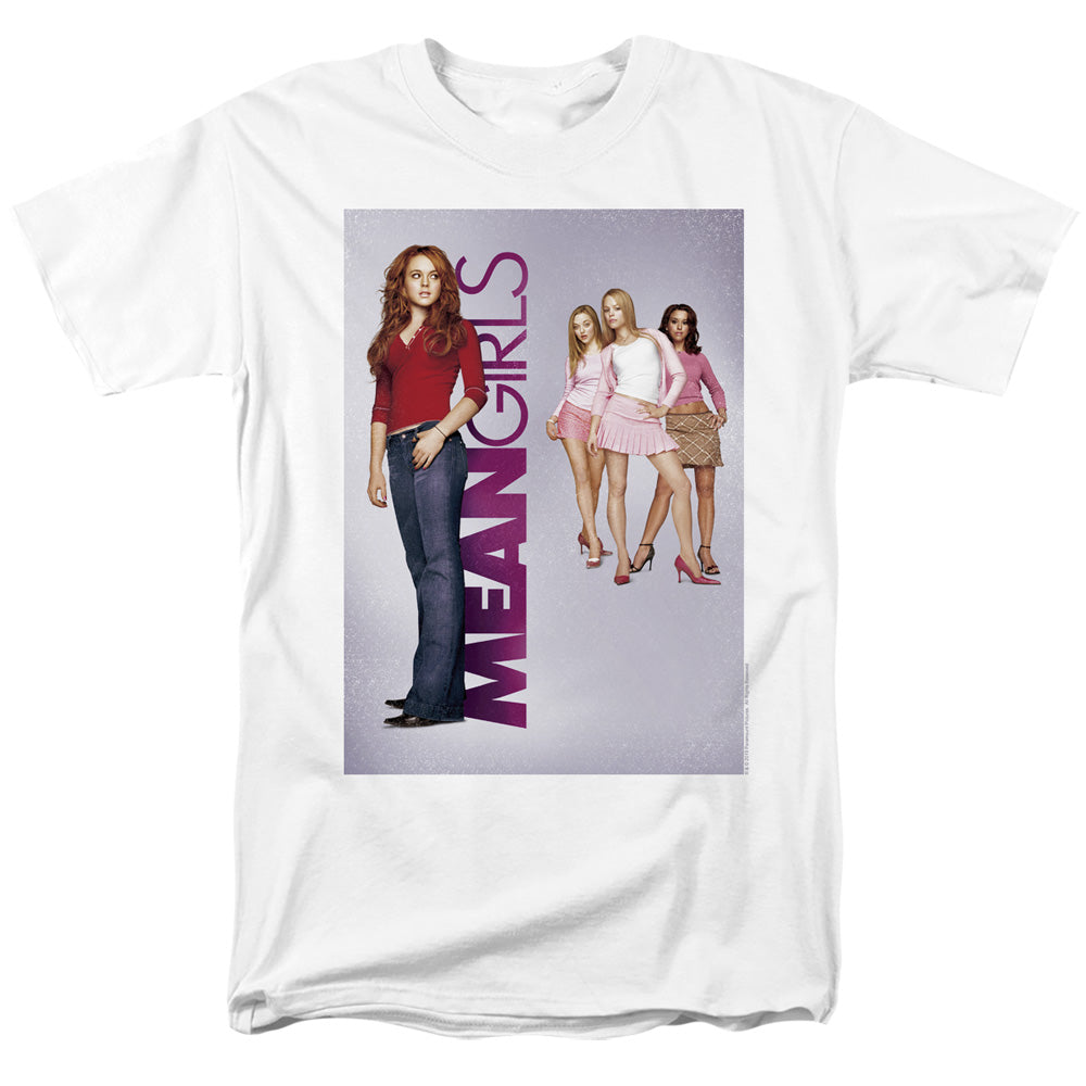 MEAN GIRLS/POSTER ART - S/S ADULT 18/1 - WHITE