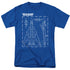 TOP GUN/SCHEMATIC - S/S ADULT 18/1 - ROYAL BLUE