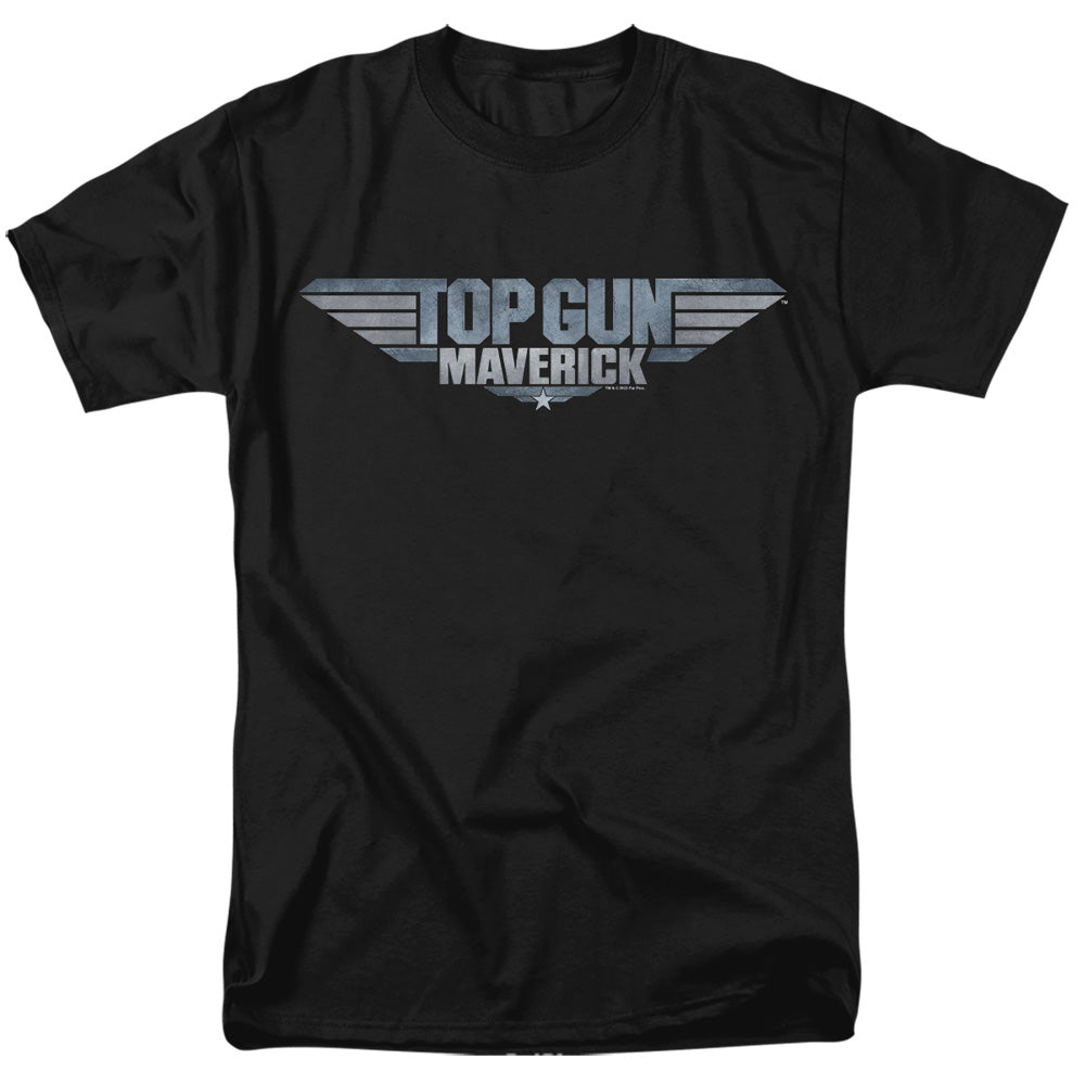 TOP GUN MAVERICK/MAVERICK LOGO - S/S ADULT 18/1 - BLACK