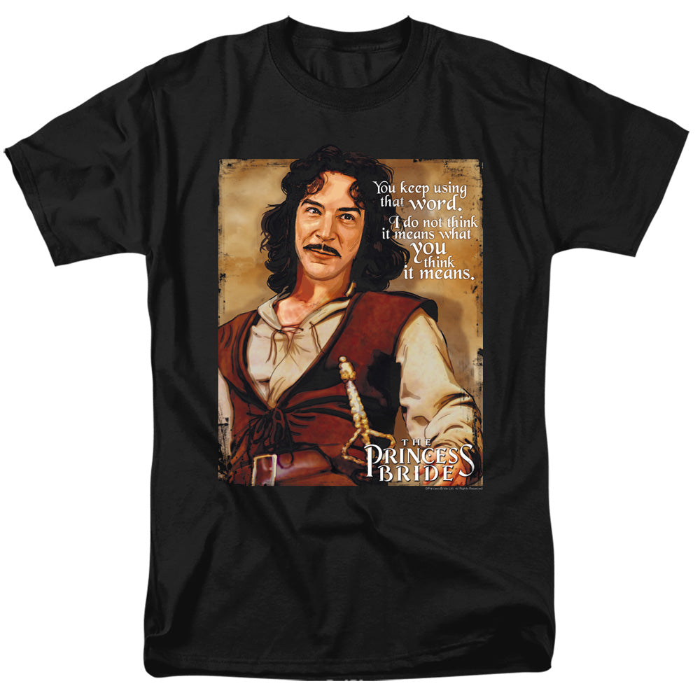 PRINCESS BRIDE/WORD - S/S ADULT 18/1 - BLACK