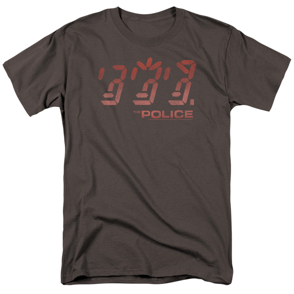 THE POLICE/GHOST IN THE MACHINE - S/S ADULT 18/1 - CHARCOAL
