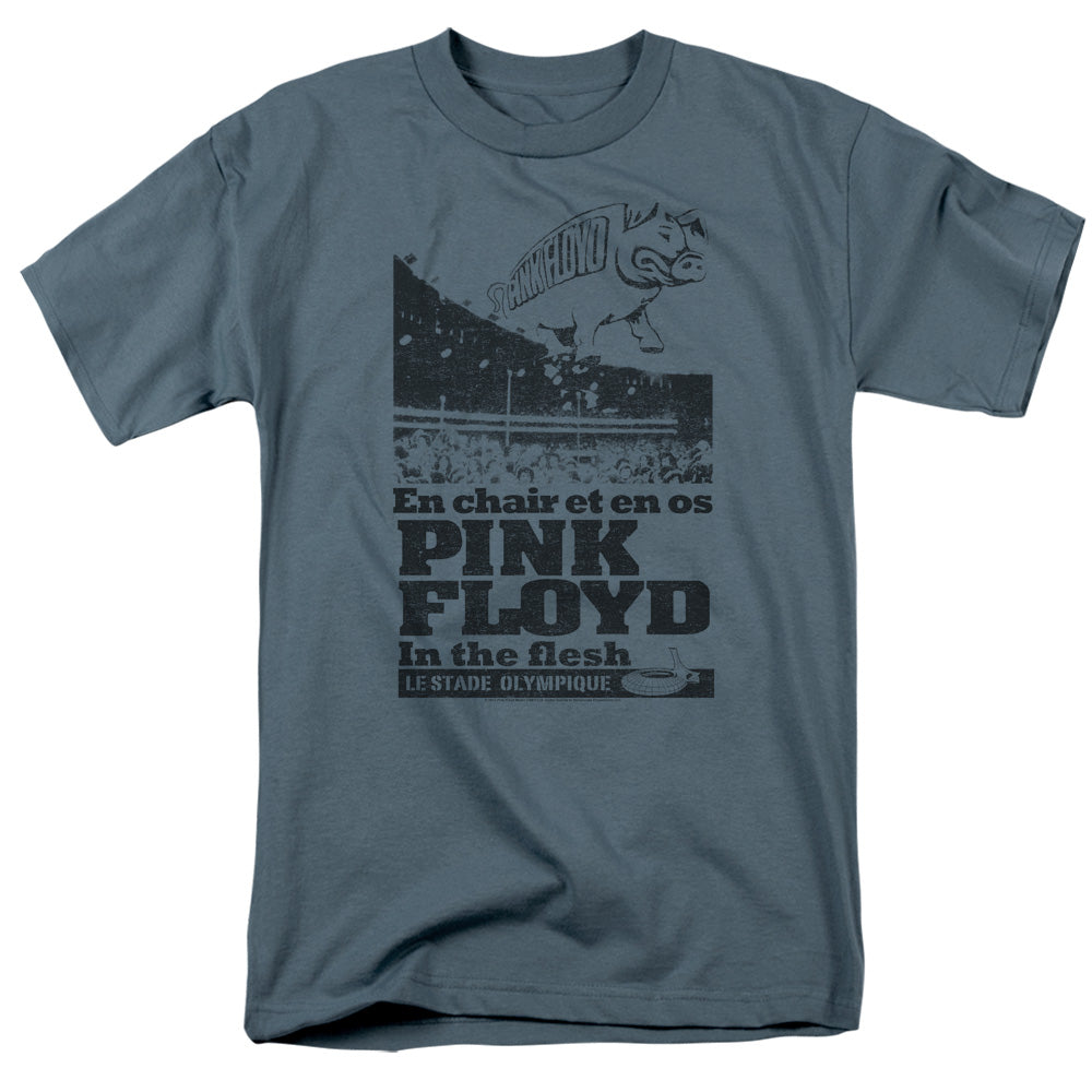 PINK FLOYD/IN THE FLESH - S/S ADULT 18/1 - SLATE