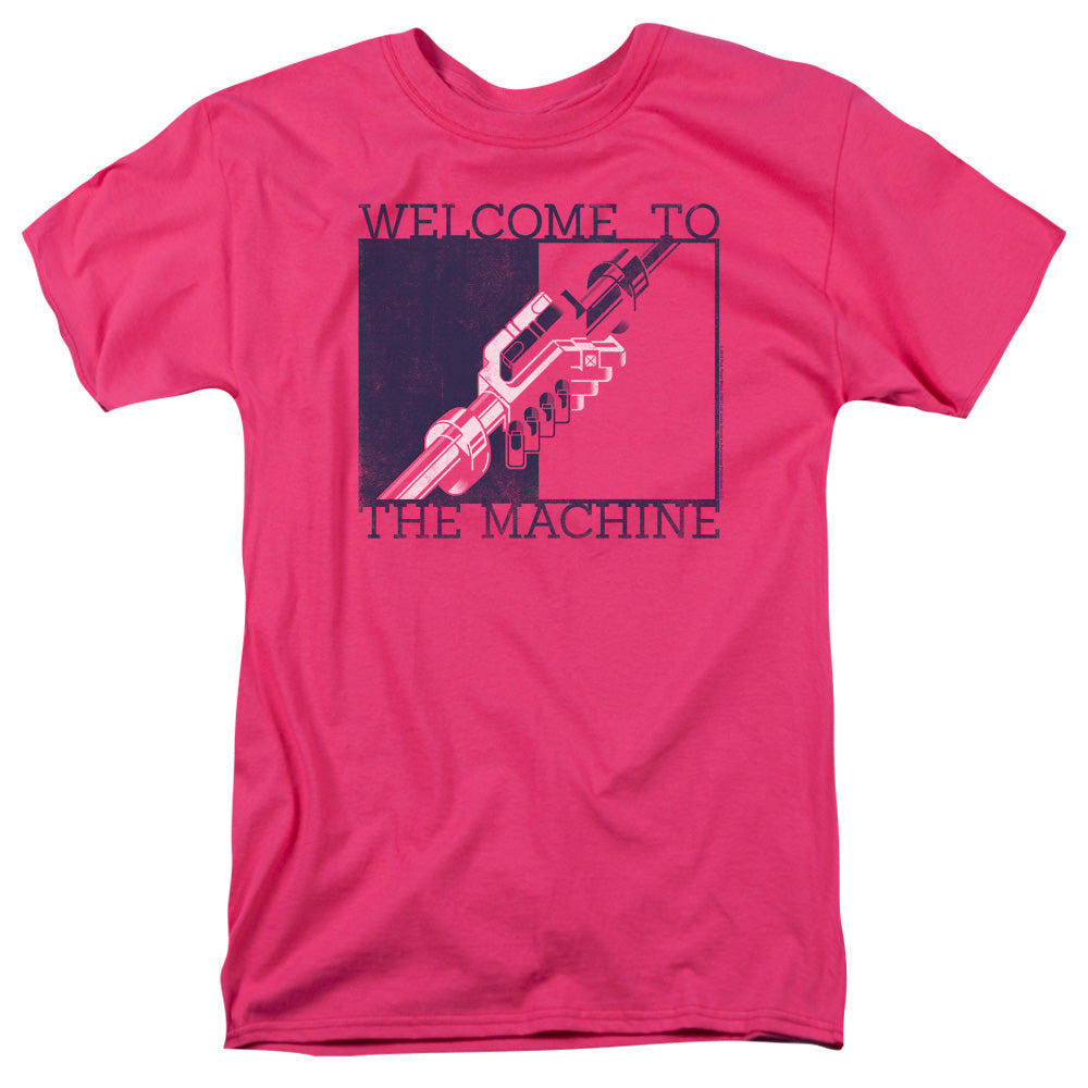 PINK FLOYD/WELCOME TO THE MACHINE 2 - S/S ADULT 18/1 - HOT PINK