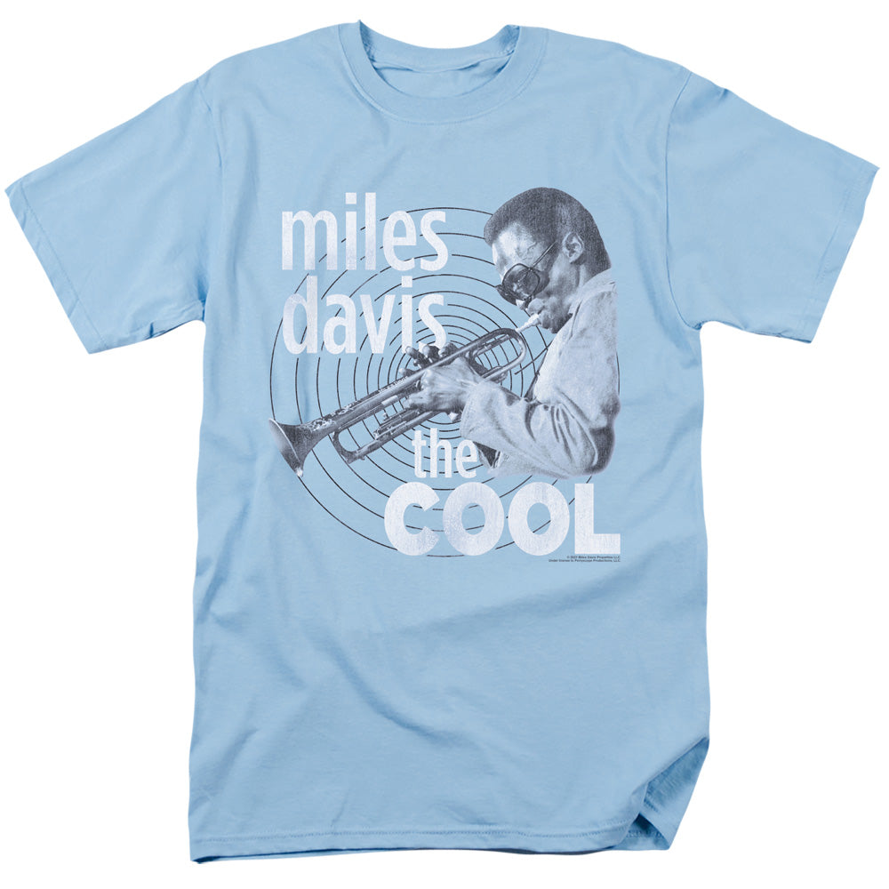 MILES DAVIS/THE COOL - S/S ADULT 18/1 - LIGHT BLUE