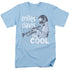 MILES DAVIS/THE COOL - S/S ADULT 18/1 - LIGHT BLUE