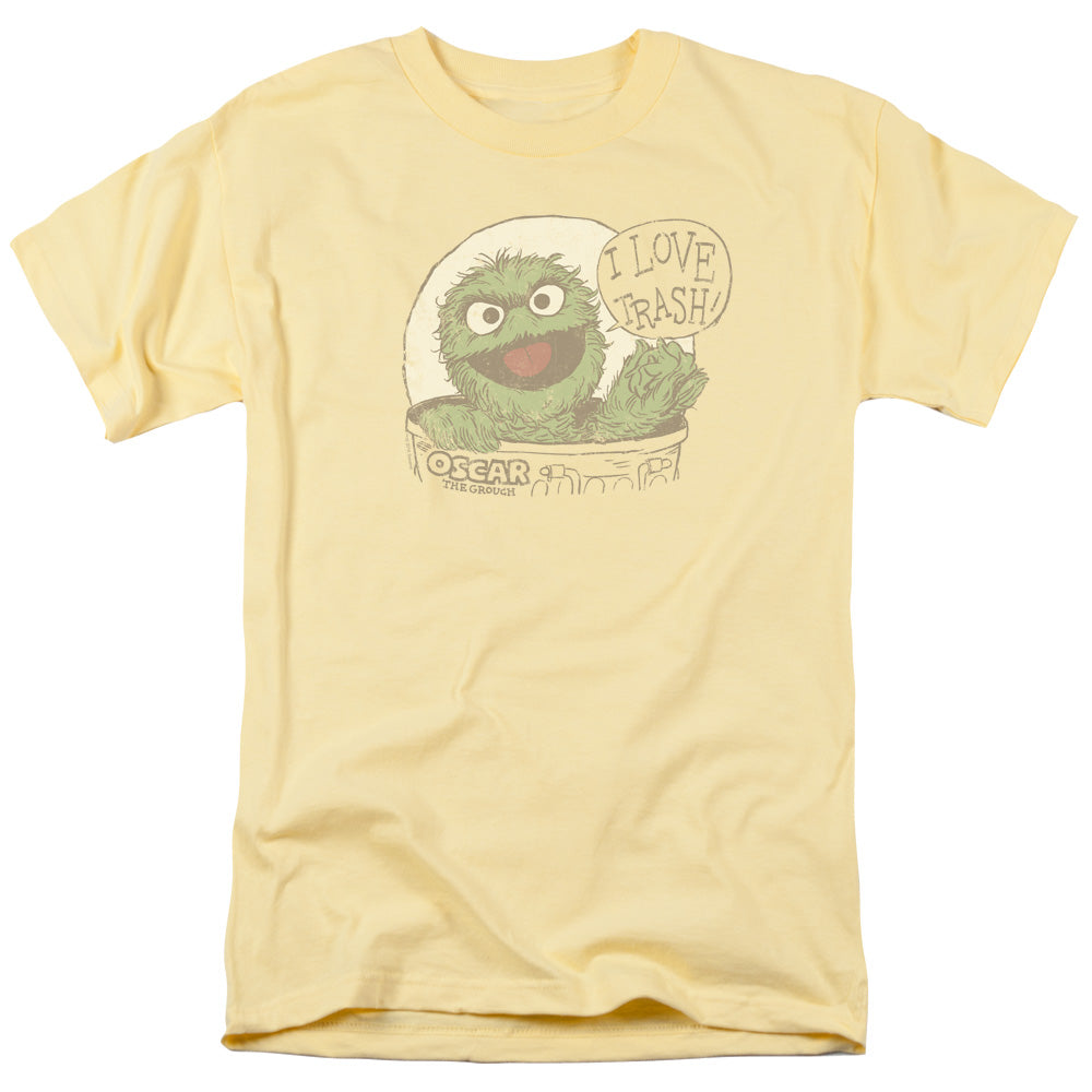 SESAME STREET/I LOVE TRASH - S/S ADULT 18/1 - BANANA