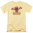 SESAME STREET/ELMO IRON ON - S/S ADULT 18/1 - BANANA