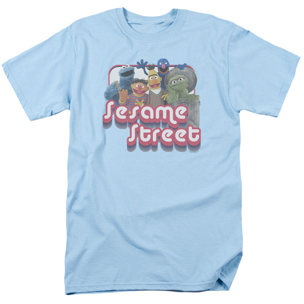 SESAME STREET/GROOVY GROUP - S/S ADULT 18/1 - LIGHT BLUE