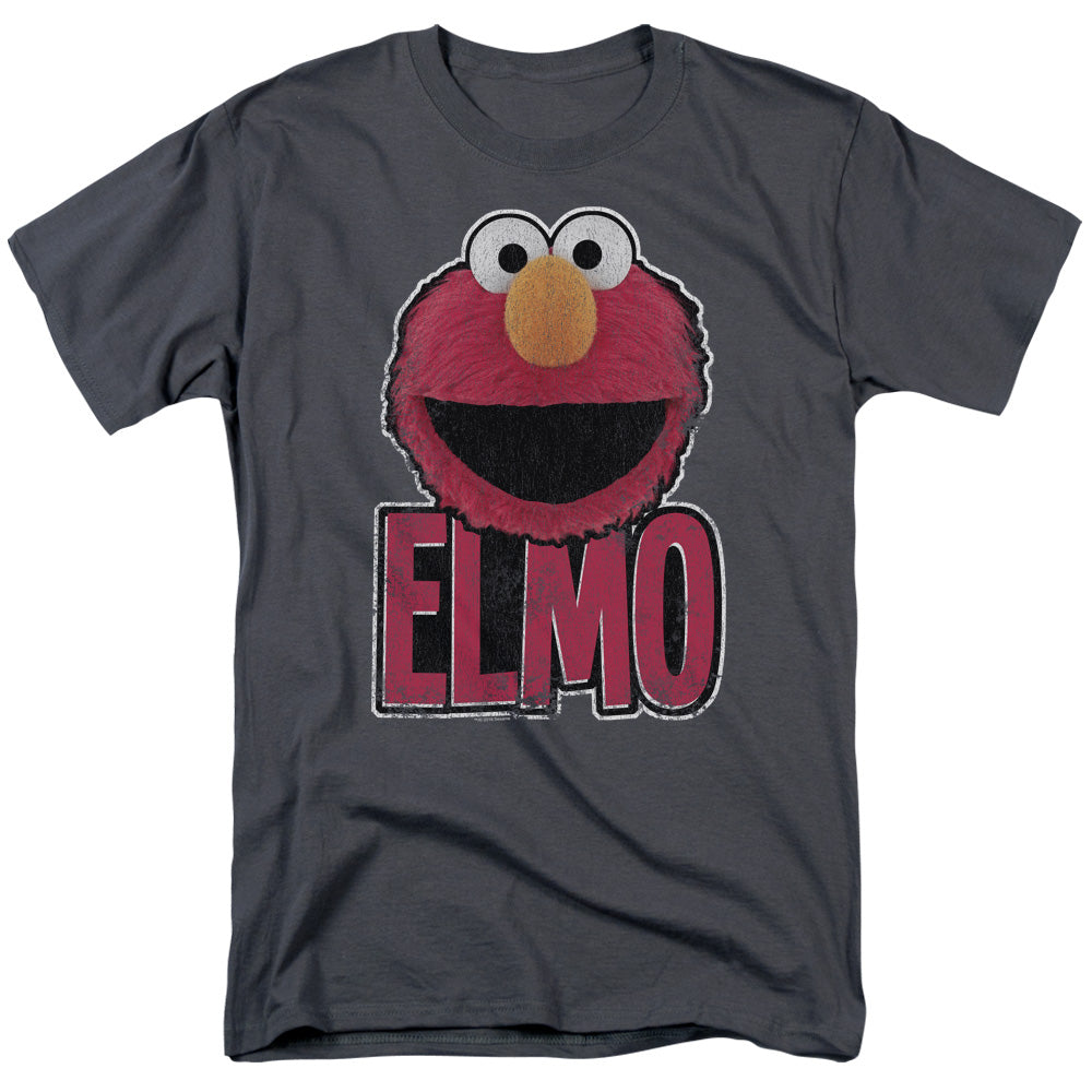 SESAME STREET/ELMO SMILE - S/S ADULT 18/1 - CHARCOAL