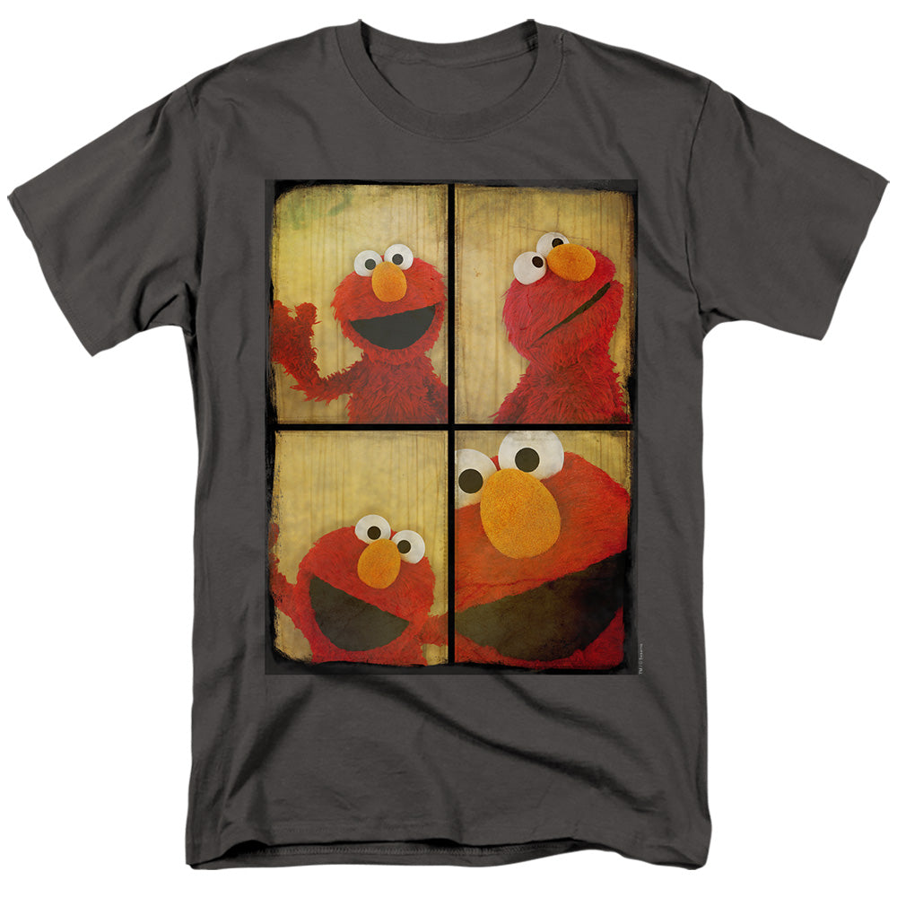 SESAME STREET/PHOTO BOOTH ELMO - S/S ADULT 18/1 - CHARCOAL