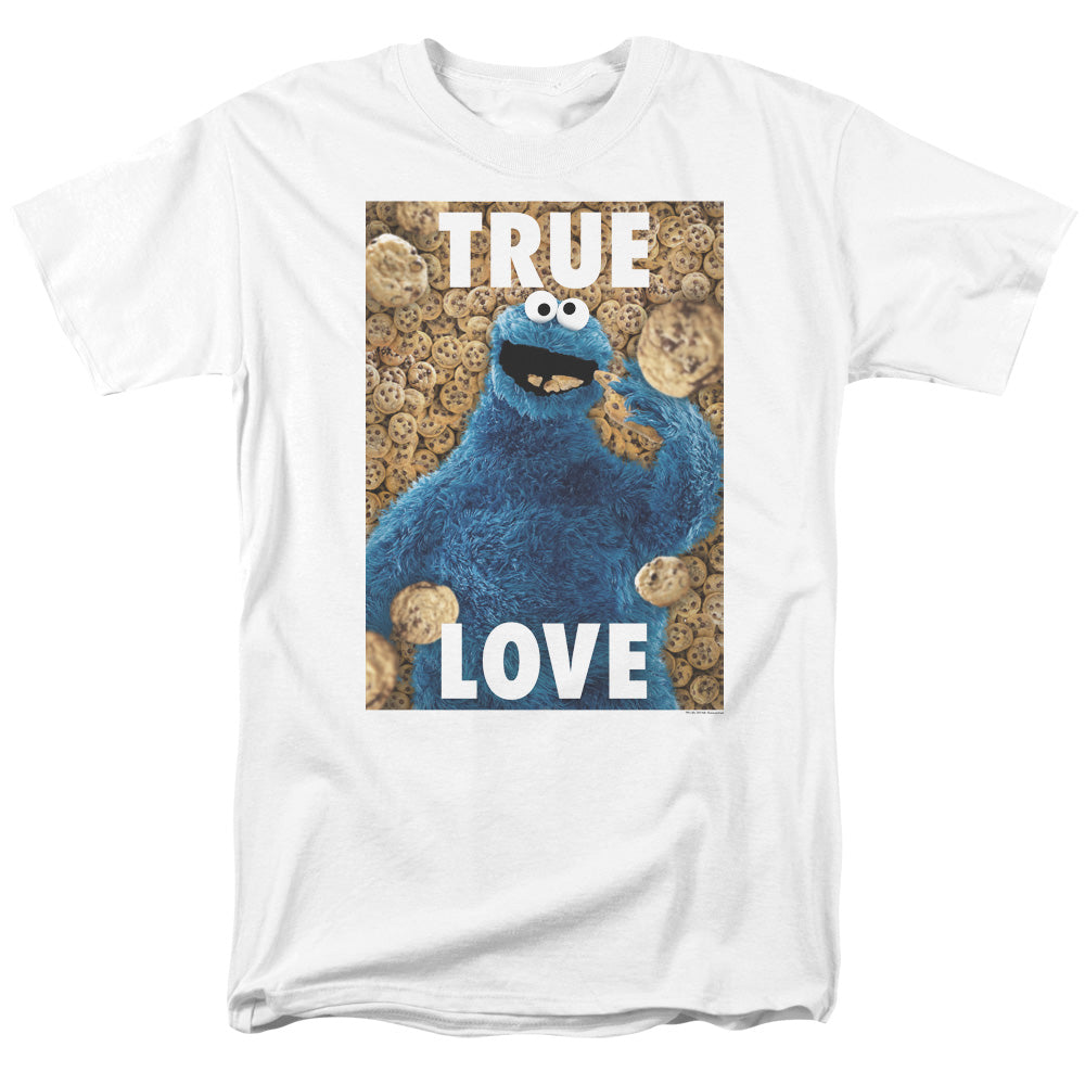 SESAME STREET/BEAUTIFUL COOKIES - S/S ADULT 18/1 - WHITE