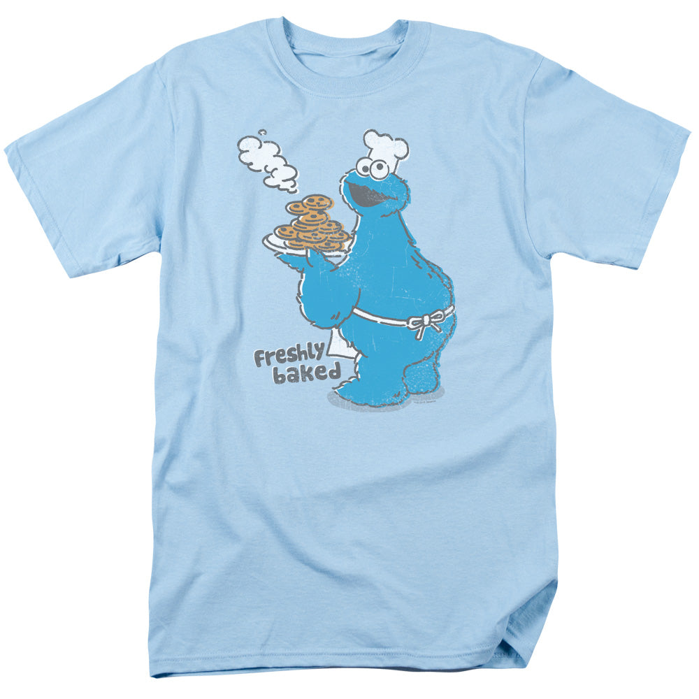 SESAME STREET/FRESHLY BAKED - S/S ADULT 18/1 - LIGHT BLUE