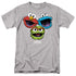 SESAME STREET/HALFTONE HEADS - S/S ADULT 18/1 - ATHLETIC HEATHER