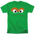 SESAME STREET/OSCAR THE GROUCH FACE - S/S ADULT 18/1 - KELLY GREEN
