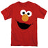 SESAME STREET/ELMO FACE - S/S ADULT 18/1 - RED