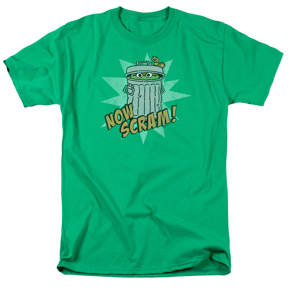 SESAME STREET/NOW SCRAM - S/S ADULT 18/1 - KELLY GREEN