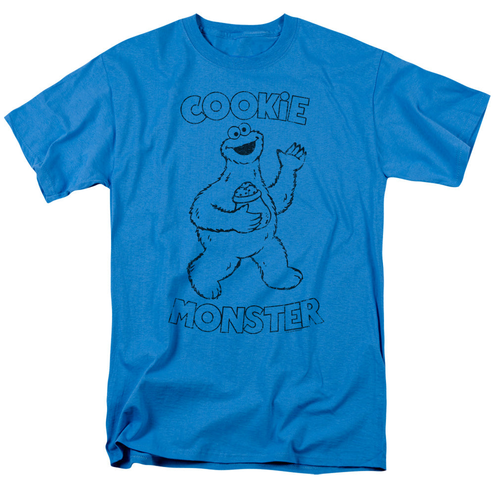 SESAME STREET/SIMPLE COOKIE - S/S ADULT 18/1 - TURQUOISE