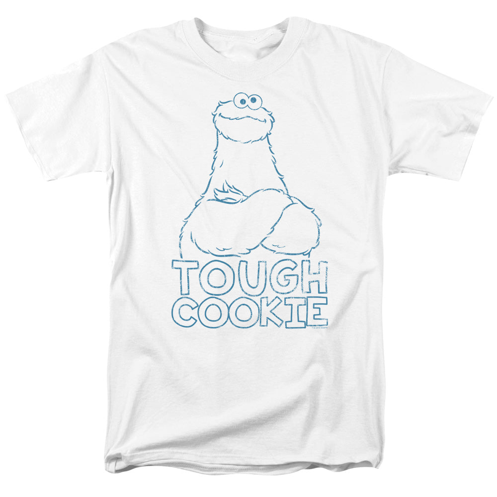 SESAME STREET/TOUGH COOKIE - S/S ADULT 18/1 - WHITE