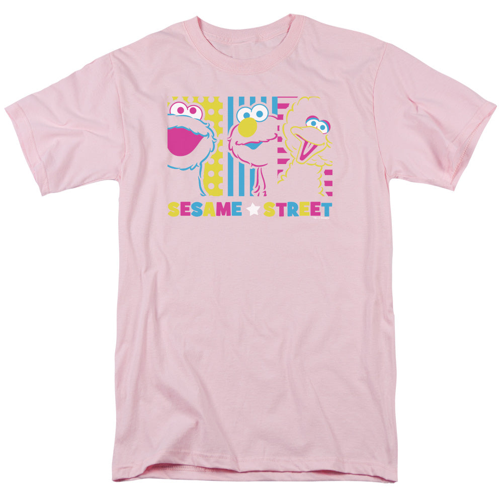 SESAME STREET/SEE EM WHY - S/S ADULT 18/1 - PINK