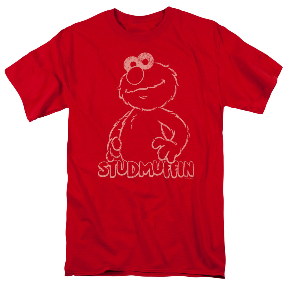 SESAME STREET/STUDMUFFIN - S/S ADULT 18/1 - RED