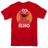 SESAME STREET/ELMO SCRIBBLE - S/S ADULT 18/1 - RED