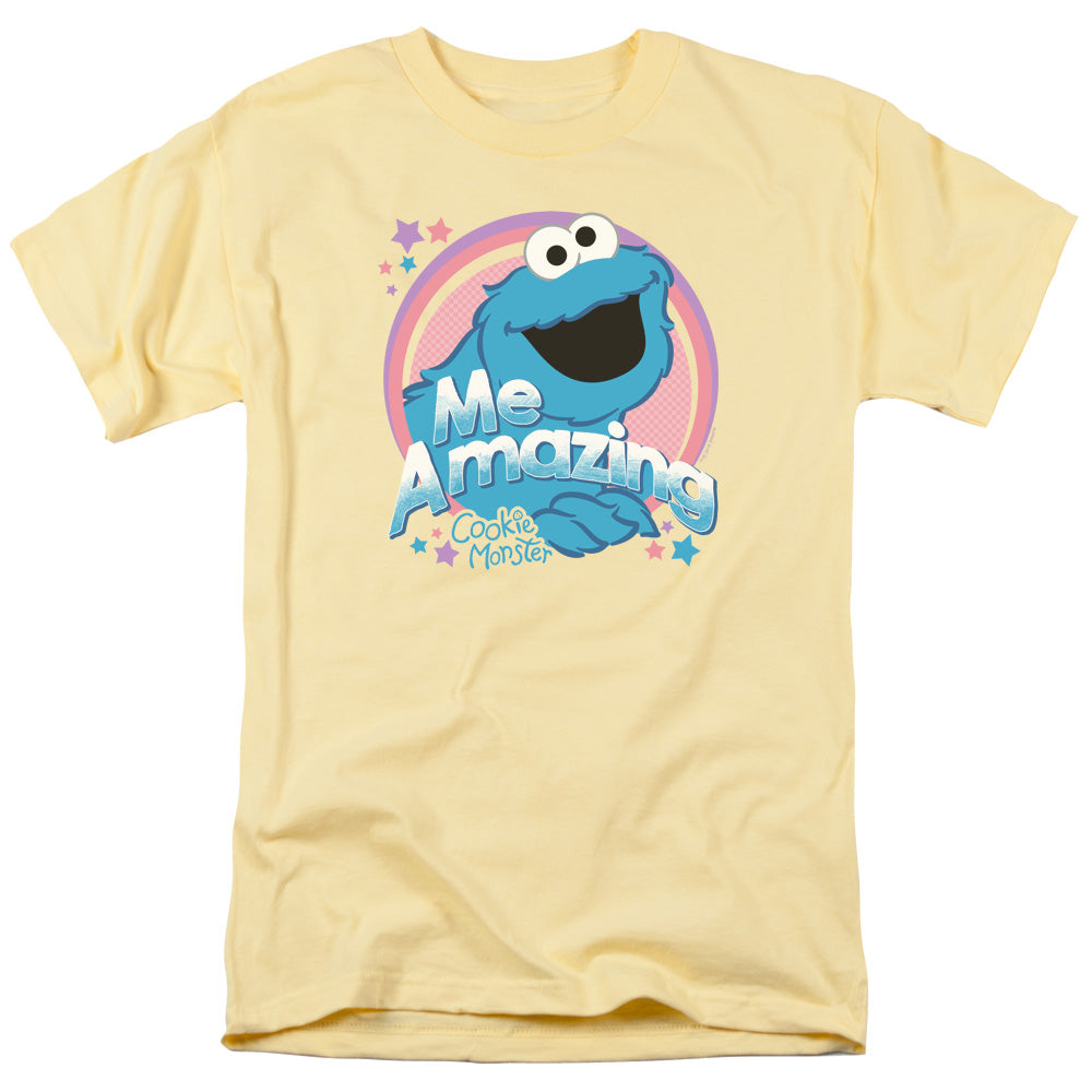 SESAME STREET/COOKIE MONSTER ME AMAZING - S/S ADULT 18/1 - BANANA