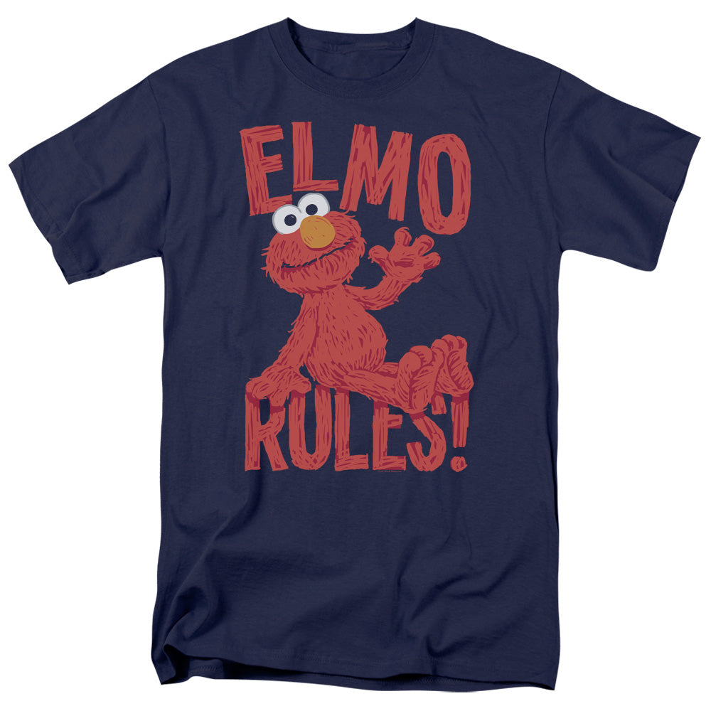 SESAME STREET/ELMO RULES - S/S ADULT 18/1 - NAVY